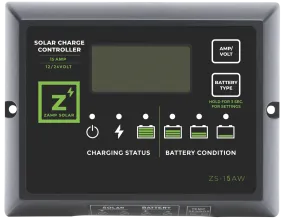 15 Amp 5-Stage PWM Charge Controller