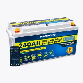 240Ah Cold Climate Lithium (LiFePO<sub>4</sub>) Deep Cycle Battery w/Bluetooth