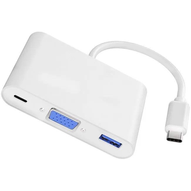 4XEM 3-in-1 USB-C Docking Station with VGA port and USB 3.0 4XUSBCHUB03