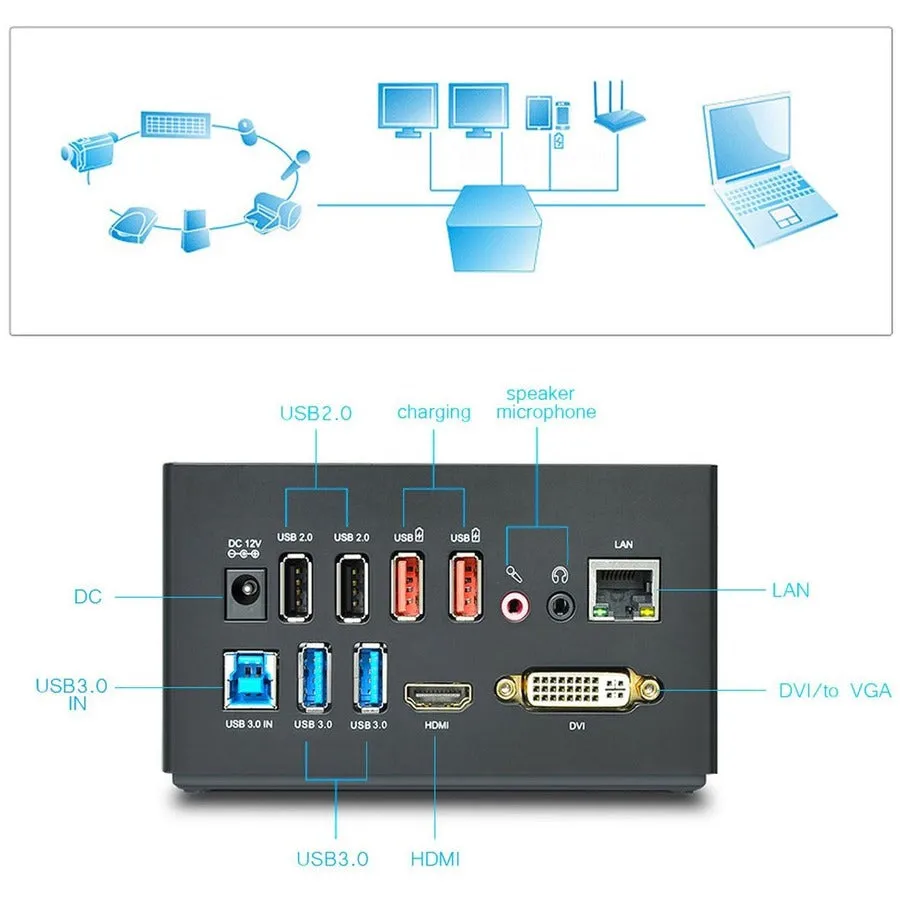 4Xem Usb 3.0 Universal Docking Station Deluxe