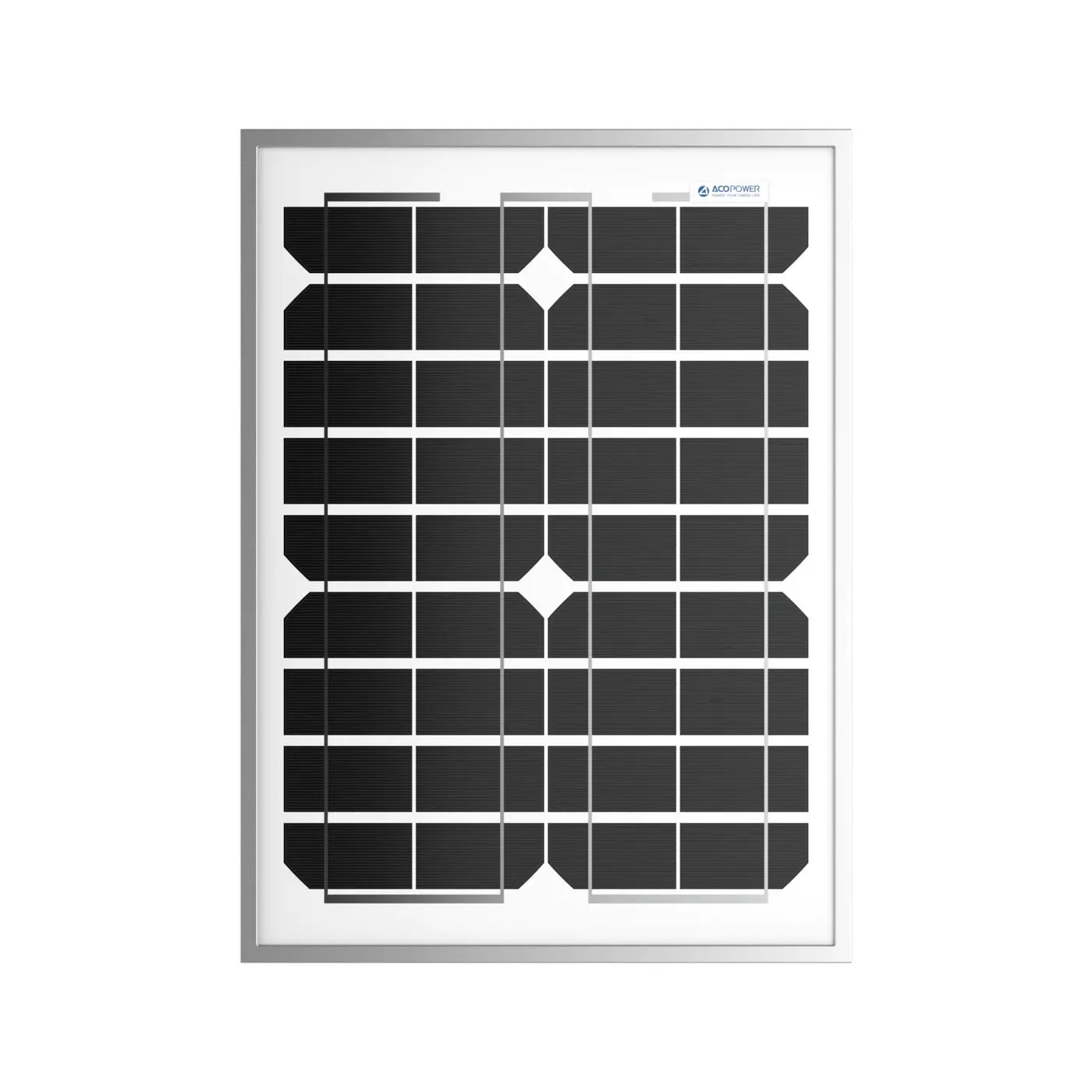 ACOPower 20 Watt Monocrystalline Solar Panel for Off Grid 12V Battery Charging