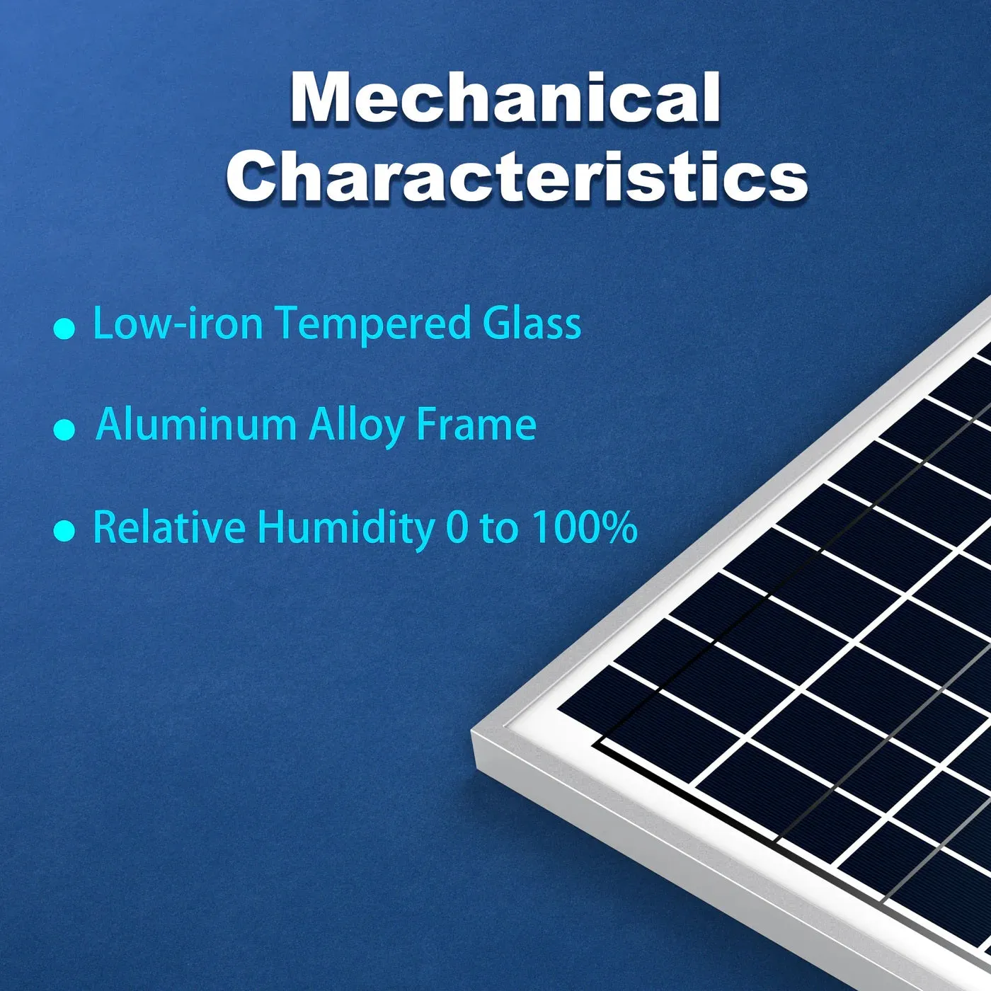 ACOPower 35 Watts Polycrystalline Solar Panel Module for 12 Volt Battery Charging