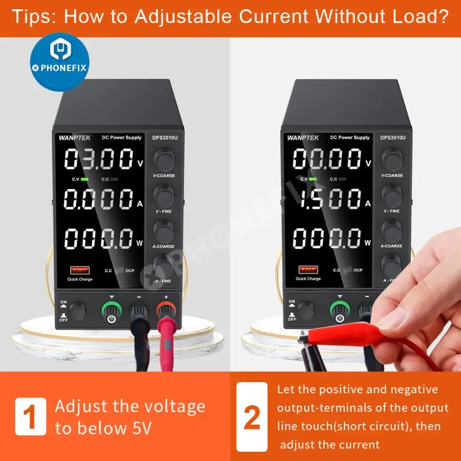 Adjustable Lab Bench Stabilized DC Power Supply Voltage Regulator Switch