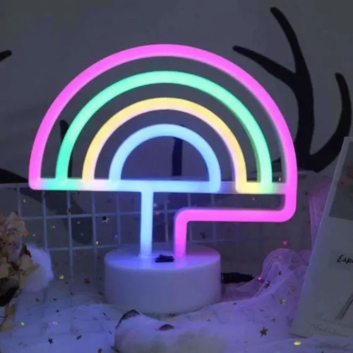 AMZER Neon LED Holiday Light with Holder, Warm Fairy Decorative Lamp