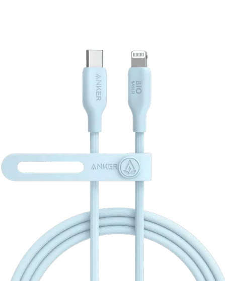 Anker Powerline 542 USB-C to Lightning Cable (Bio-Based) (1.8m/6ft) -Blue