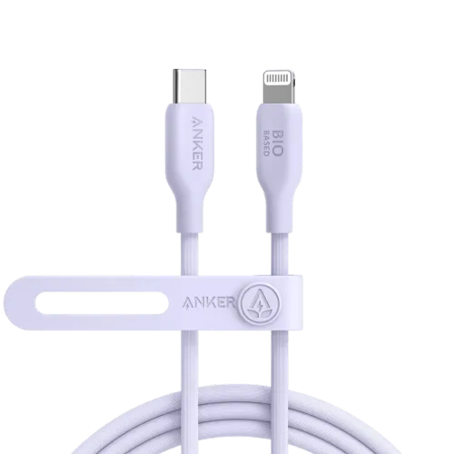 Anker PowerLine 542 USB-C to Lightning Cable (Bio-Based) (1.8m/6ft) -Violet