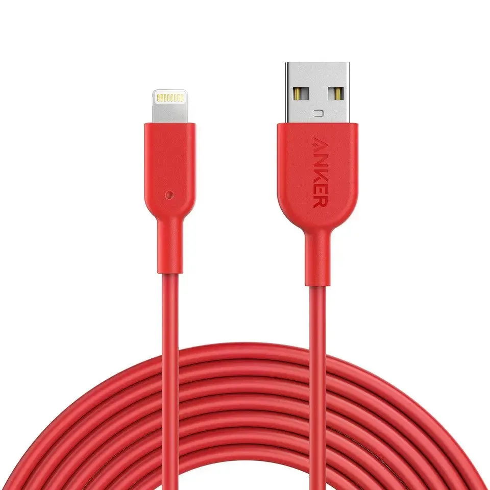 Anker PowerLine II USB A to Lightning Cable 3ft/0.9m | 6ft/1.8m