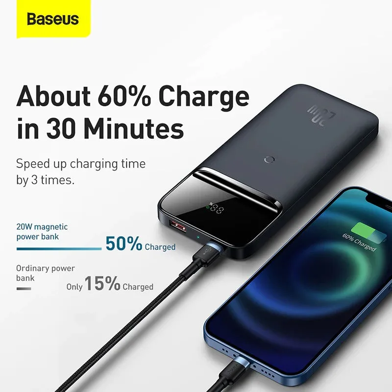 Baseus Magnetic Wireless Power Bank 10000mAh |20W |Quick Charge