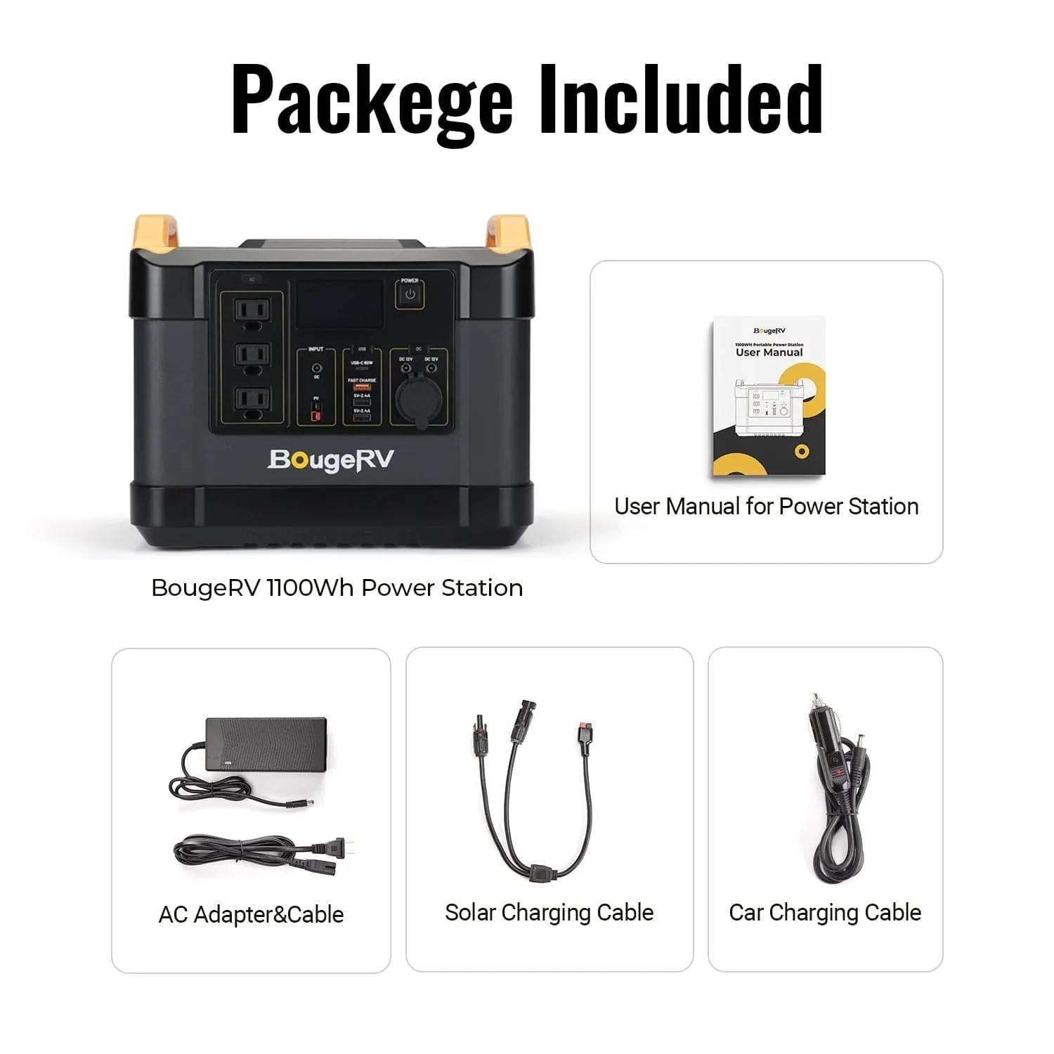 BougeRV NCM 1100Wh Portable Power Station | ISE120M