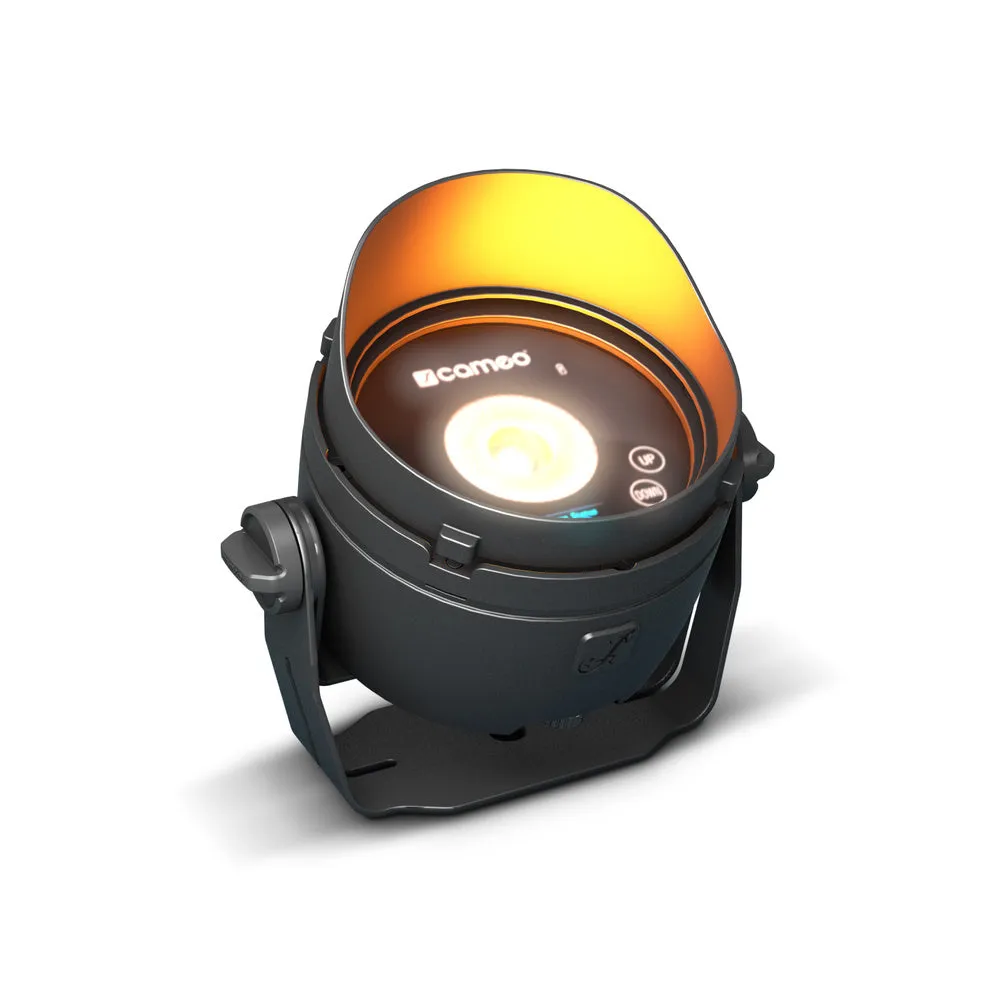 Cameo Pro CLDROPB1 DROP B1 Battery Powered Outdoor Mini Uplight (Black)