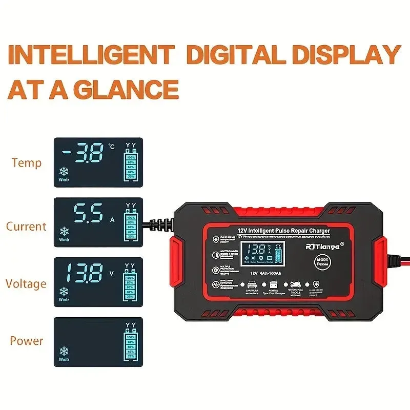 Car Battery Fast & Efficiently Charger