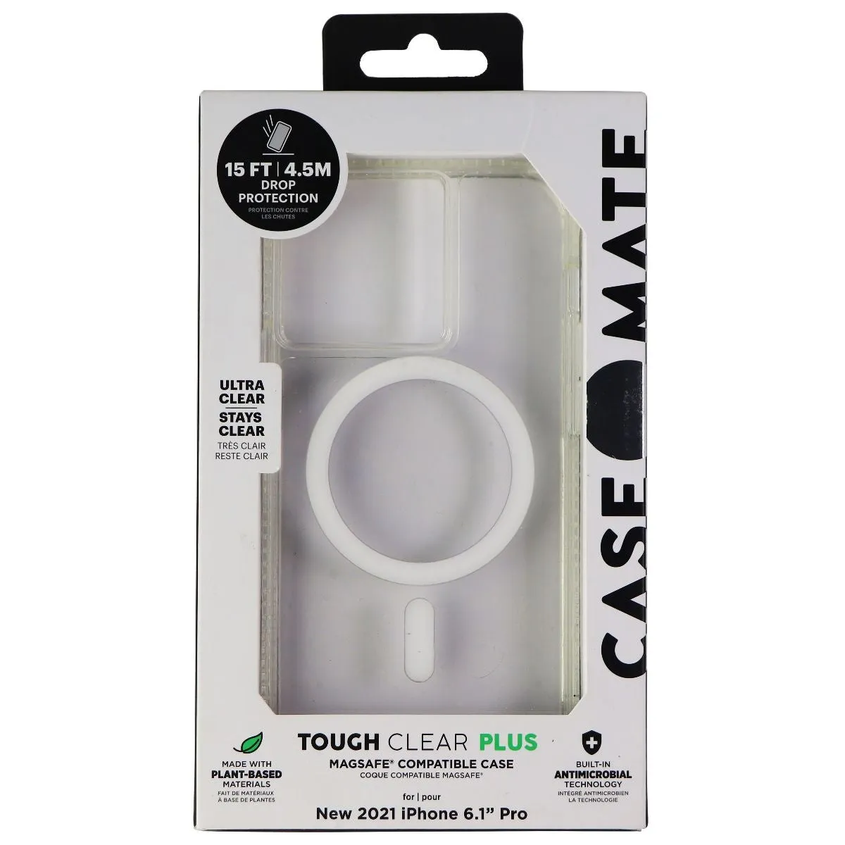 Case-Mate Tough Clear Plus Case for Magsafe for Apple iPhone 13 Pro Clear