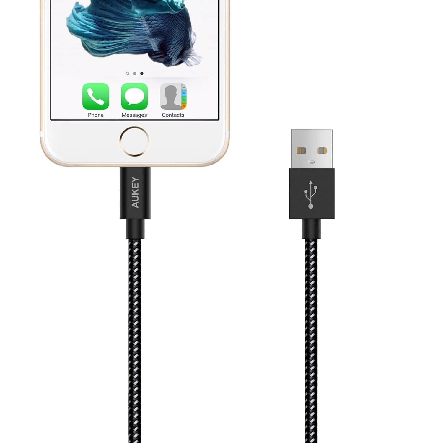 CB-D16 Ultra Durable Nylon MFi Apple Lightning Cable 1.2meter