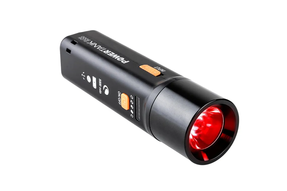 Celestron PowerTank Glow 5000 Red Flashlight/Charger