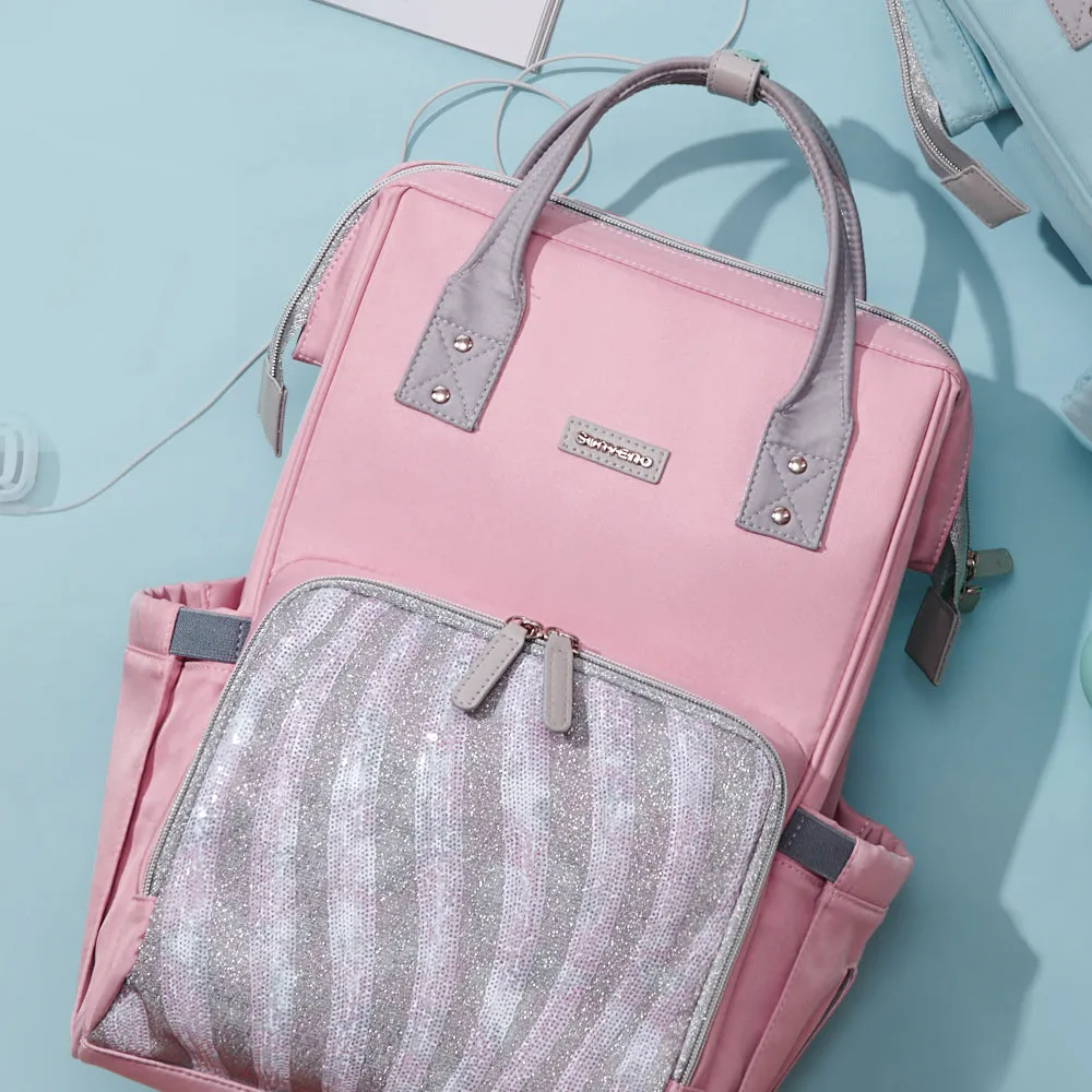 Diaper Bag - Sparkle - Pink