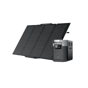 EcoFlow DELTA 2 Portable Power Station   160W Portable Solar Panel