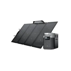 EcoFlow DELTA 2 Portable Power Station   220W Portable Solar Panel