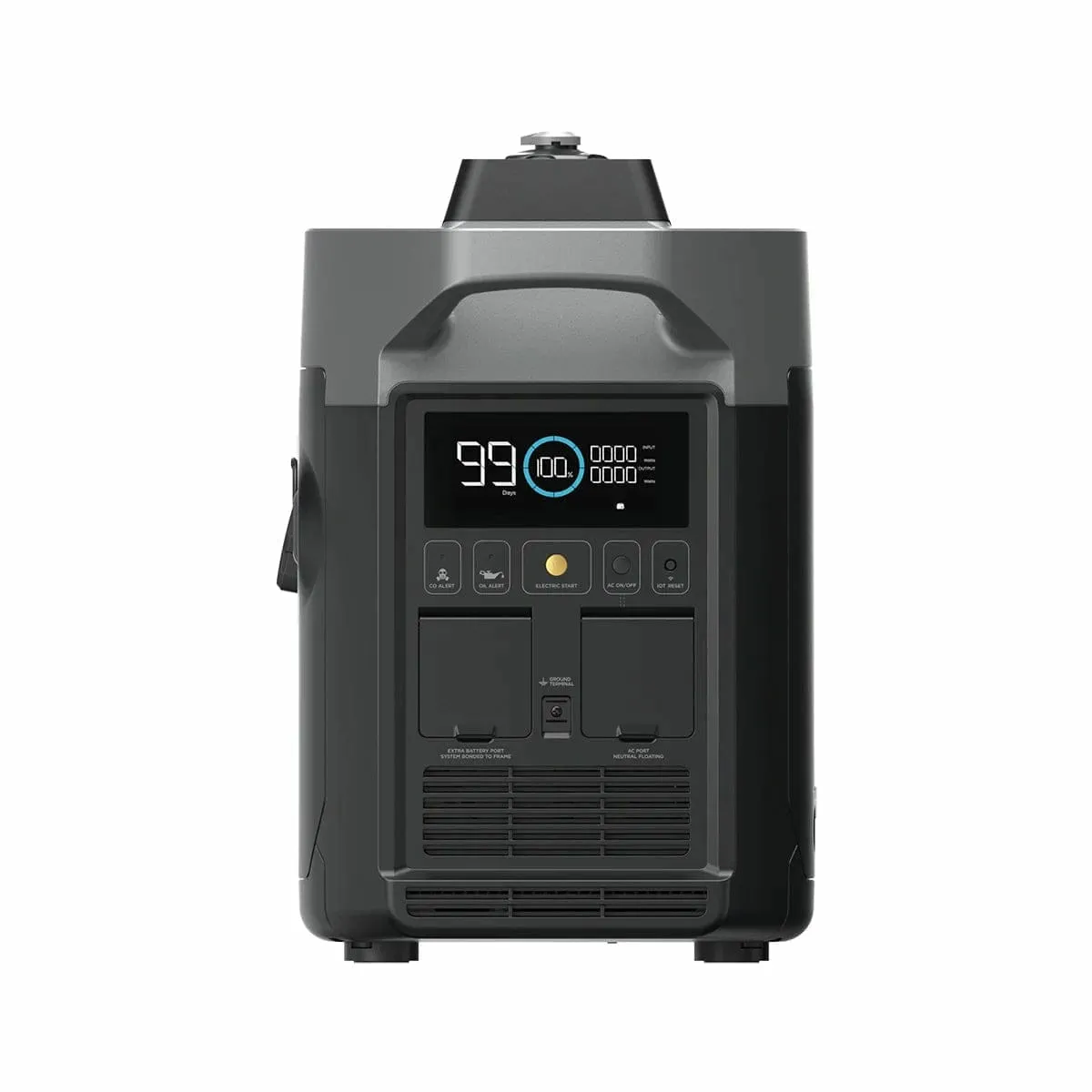 EcoFlow Delta Max 2000 Power Station   1x 1800W Dual Fuel Smart Generator - DM2000-DG200