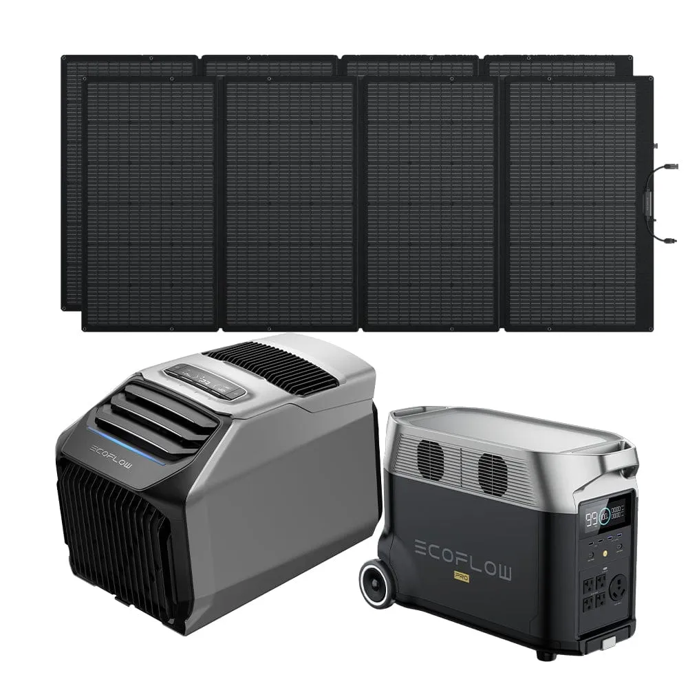 EcoFlow WAVE 2 Portable AC   DELTA Pro   400W Portable Solar Panel