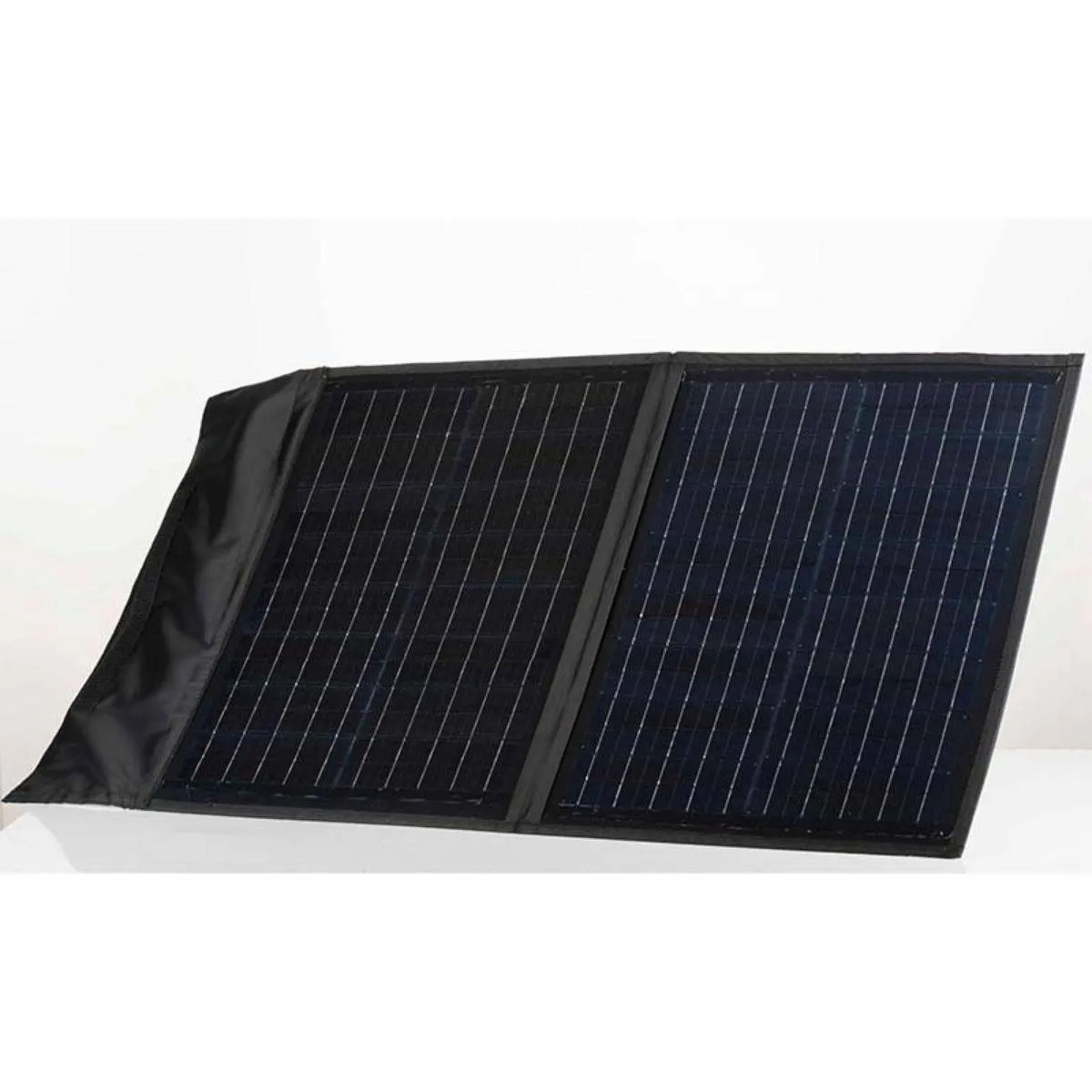 Foldable Solar Panel - 2 Folds with Stand - 12V 50W