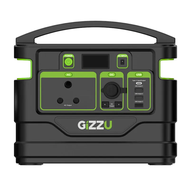 Gizzu 296Wh Portable Power Station 1 X 3 Prong Sa Plug Point