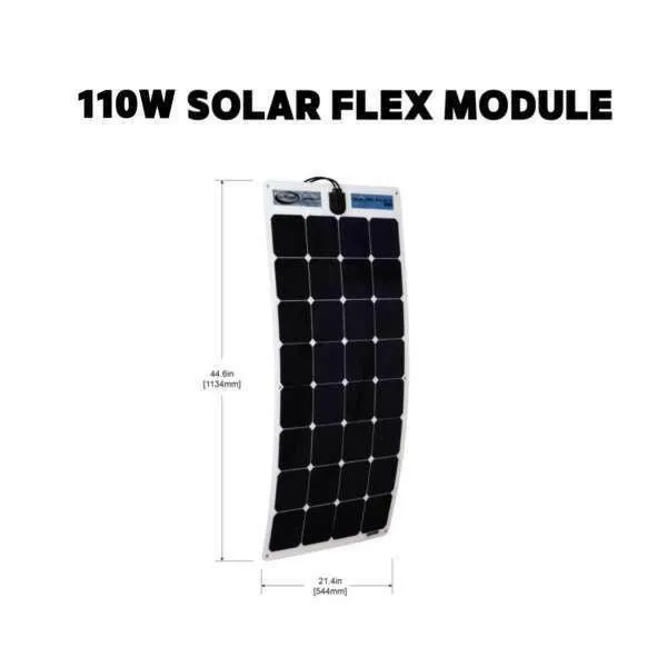 Go Power 110 Watt Flexible Solar Kit