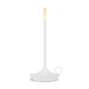 Graypants Wick Portable Table Lamp (White)