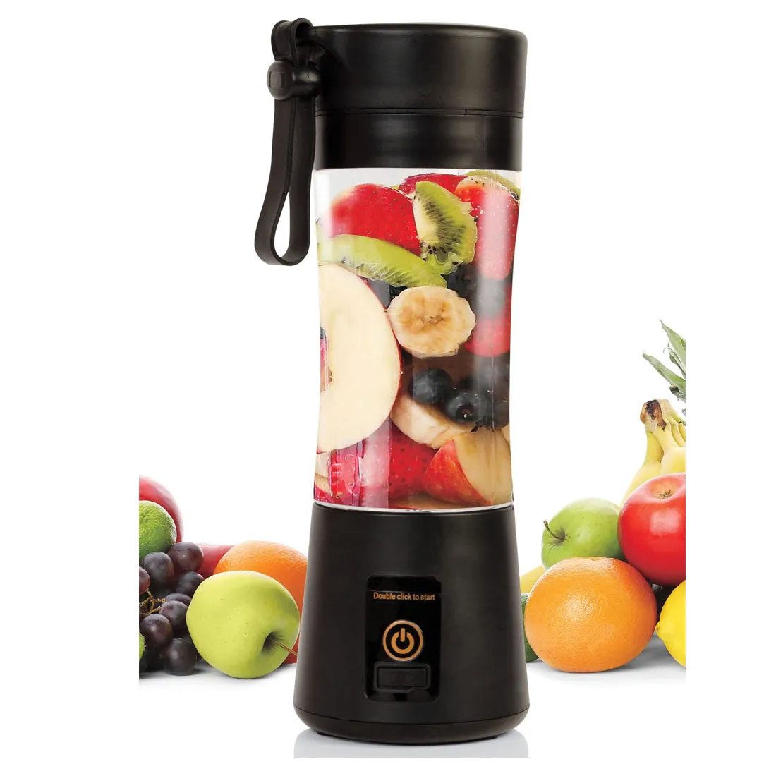 Handy Gourmet RevMix for Smoothies & Shakes On The Go (Black)