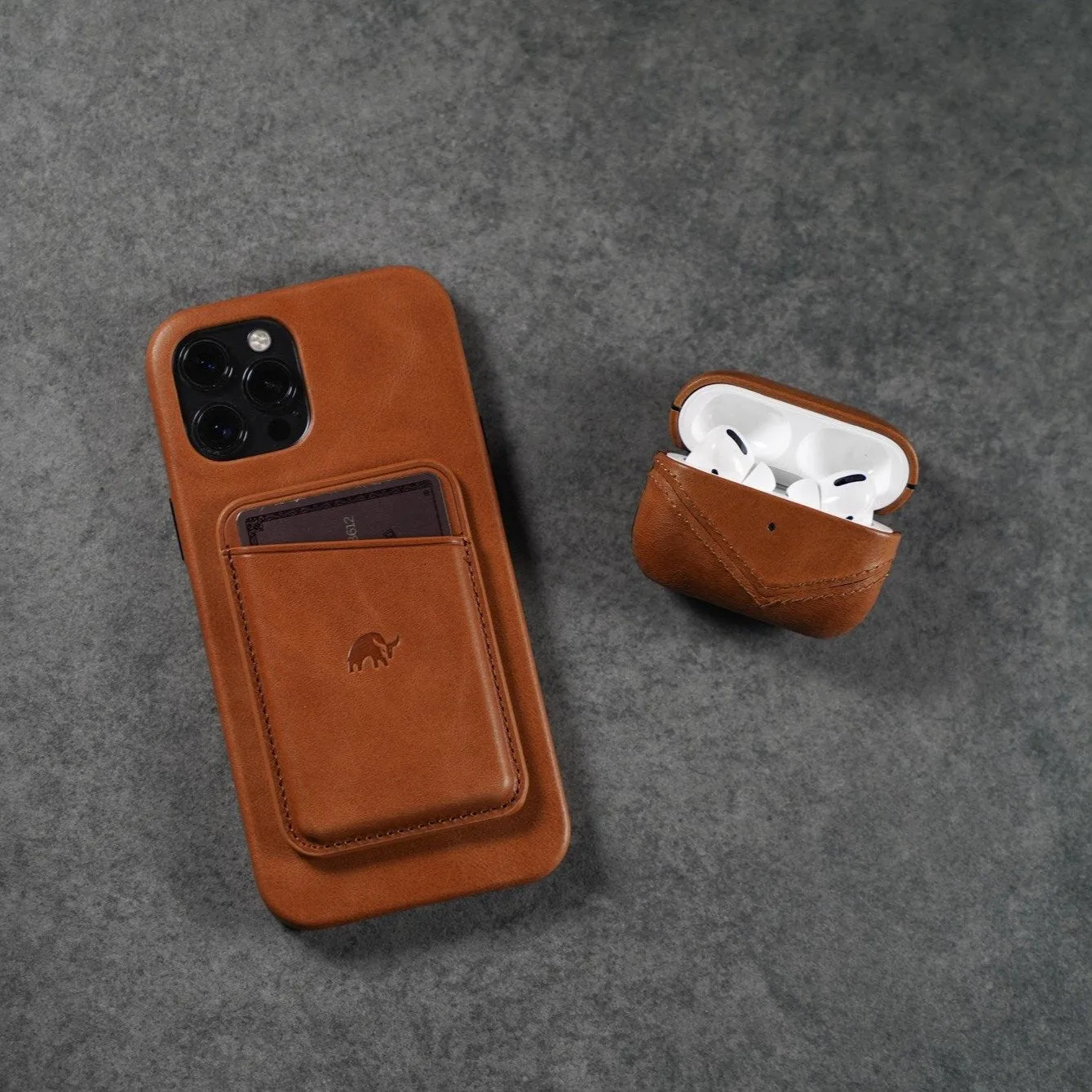 Leather AirPods Cases - SIENNA