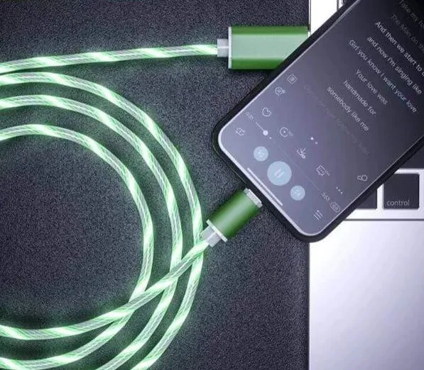 LIT™ - LED Magnetic Charging Cable for iPhone & Android USB Type C Cable Magnetic Cable LED Lighting fast Charging USB Micro Charger Cable Wire Huawei Samsung