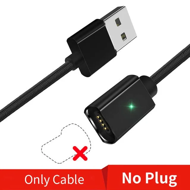 Magnetic Micro USB Cable For iPhone Samsung Type-c Charging Charge Magnet Charger Adapter USB Type C Mobile Phone Cables