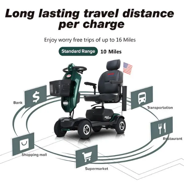 Metro Mobility Max Plus 4-Wheel Mobility Scooter