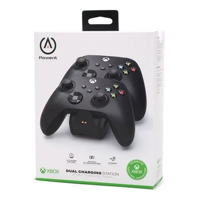 New - PowerA Dual Charging Station for Xbox Series X|S/Xbox One Wireless Controllers - Black