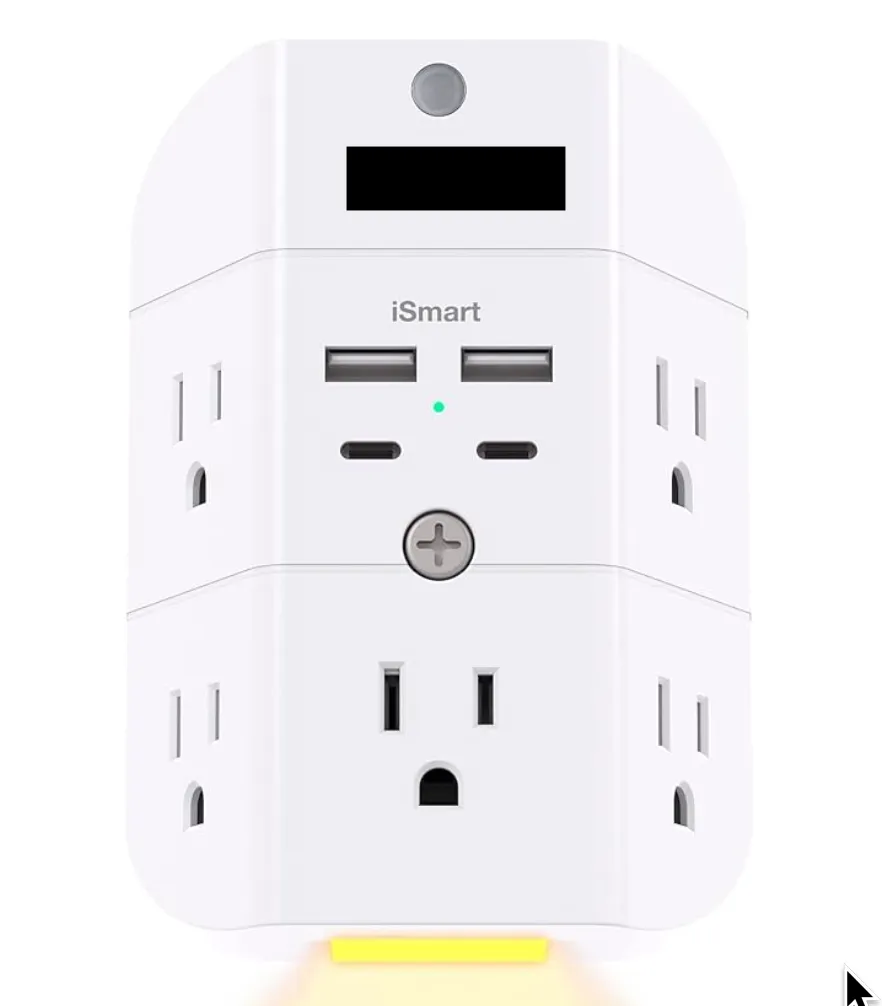 No-EMF Charging Station  The  USB  and USB-C Charger and Power Strip