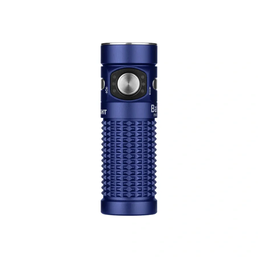 OLIGHT BATON4KITRGBU Baton 4 Powerful EDC Flashlight 1300 Lumens - Regal Blue - Premium (With Charging Case)