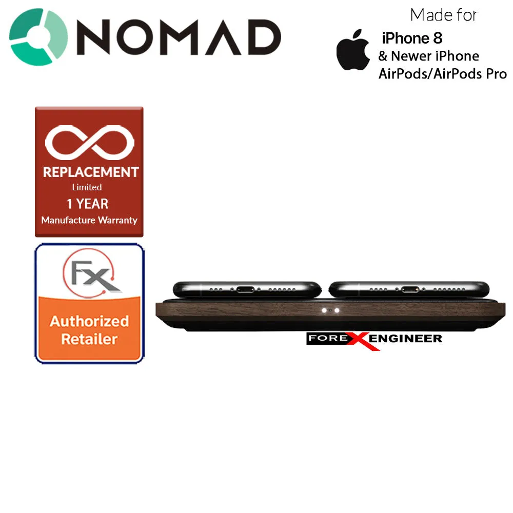 [ONLINE EXCLUSIVE] Nomad Base Station Hub with USB-C PD 18W port and Charges up to 4 devices simultaneously - Walnut Edition ( Barcode: 856504015312 )