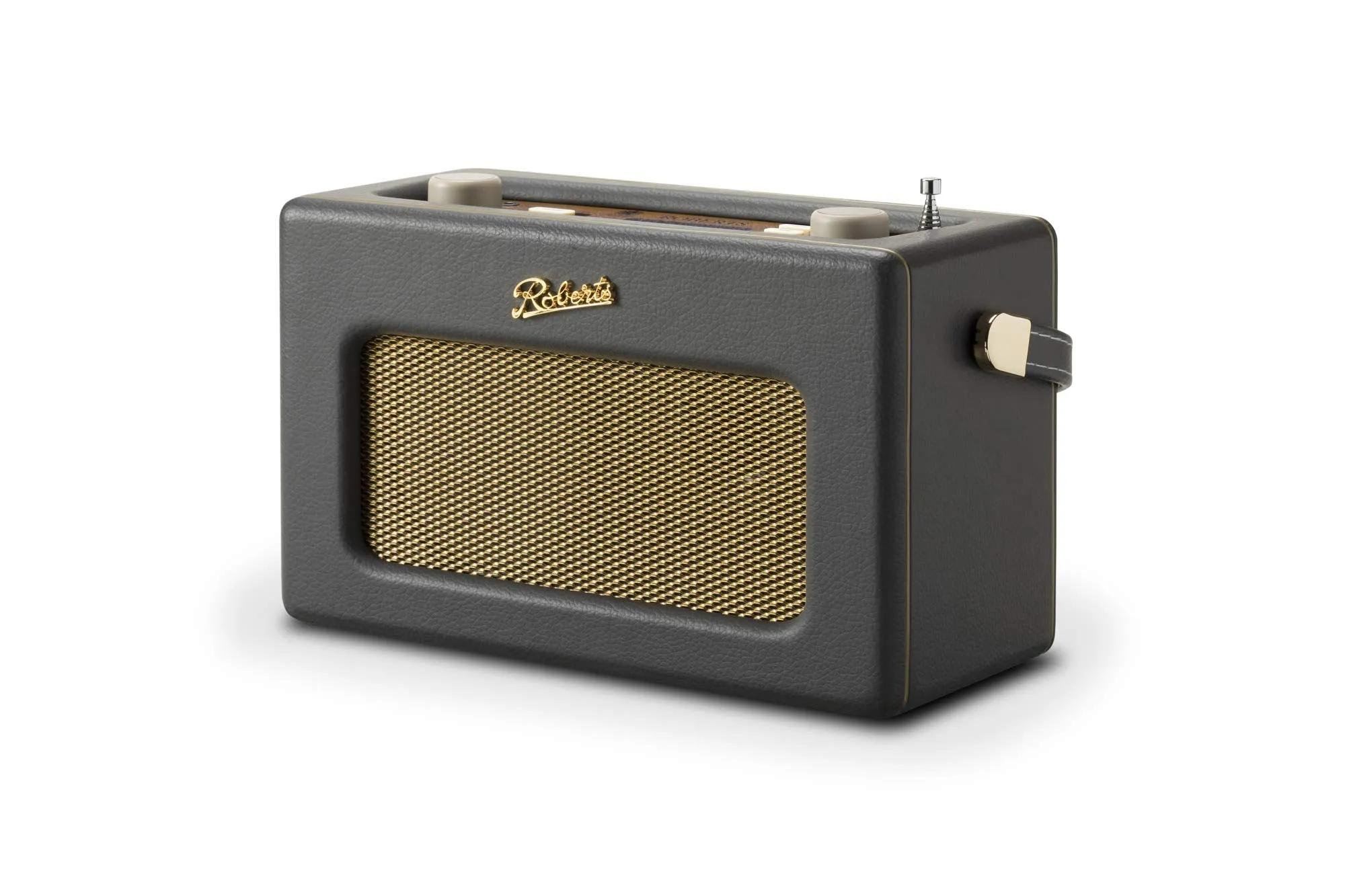 Roberts Radio Retro DAB/DAB  FM Wireless Portable Digital Bluetooth Radio Alexa Voice Controlled Smart Speaker Revival iStream 3 - Charcoal Grey