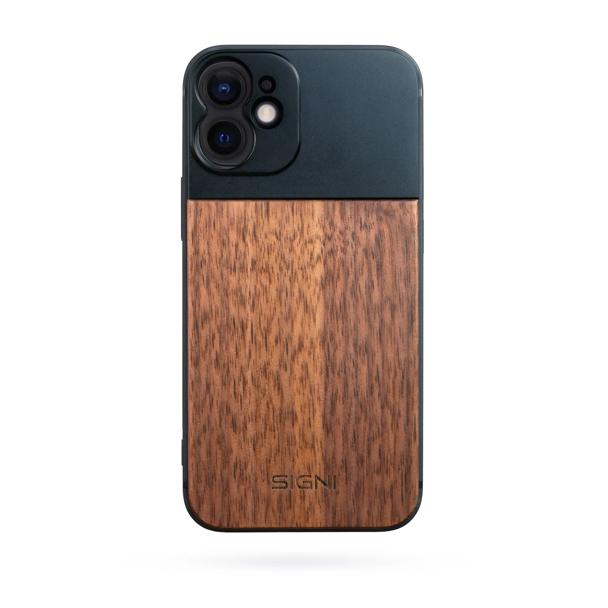 SKYVIK SIGNI One Wooden Mobile Lens case (iPhone 12 Mini)