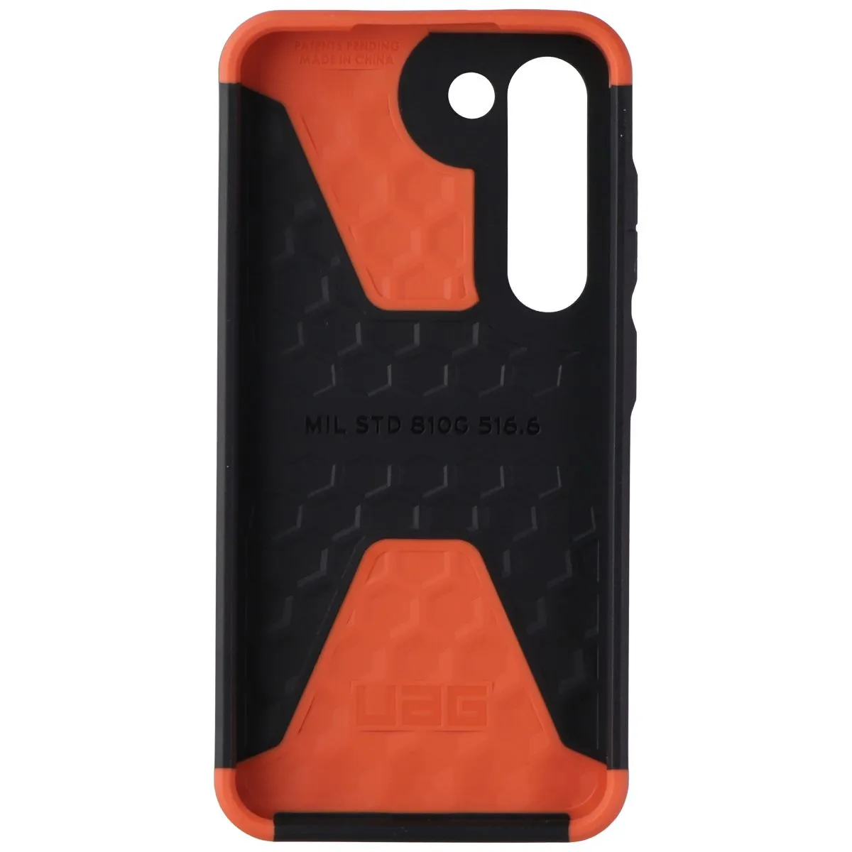 Urban Armor Gear Civilian Series Case for Samsung Galaxy S23 5G - Black/Orange