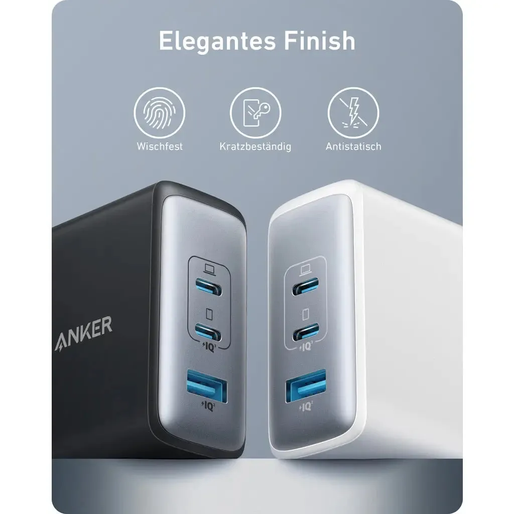 [US Plug, 2Pin] Anker Charger 735 PowerPort III 65W USB C Charger A2667