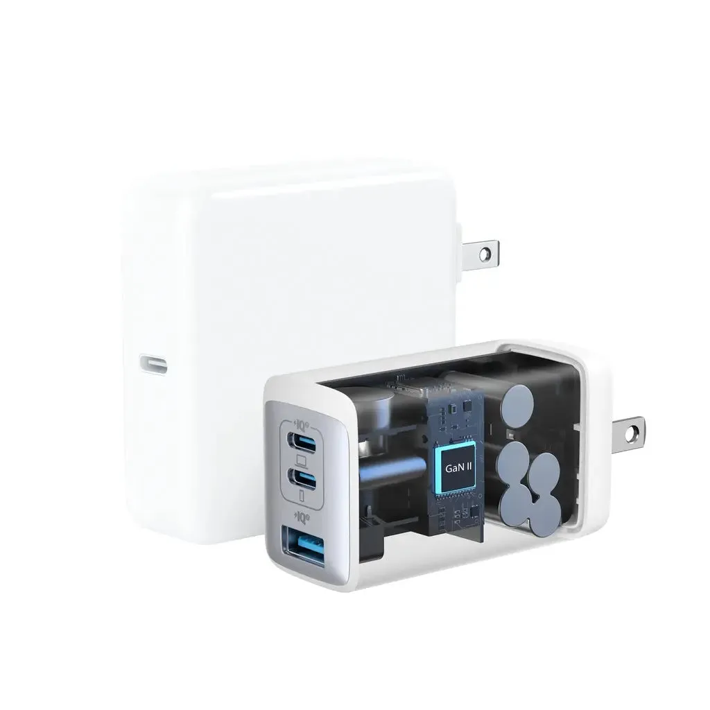 [US Plug, 2Pin] Anker Charger 735 PowerPort III 65W USB C Charger A2667