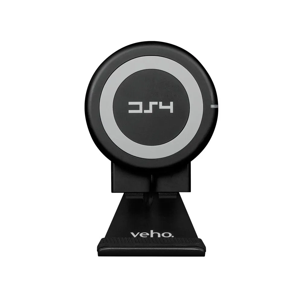 Veho DS-4 Charging Pad |Qi 1.2 Wireless Charger | Charging Pad / Cradle / Stand | Samsung Galaxy S9/S8 10W Fast Charge | iPhone X 7.5W Charge | Qi Enabled Devices