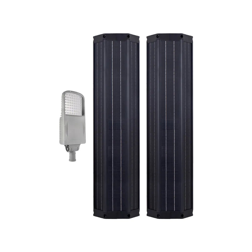 VISTA | Solar LED Street Light | 50 Watt | 6200 Lumens | 5000K | Smart Street Light | Built In Bluetooth | Smart App included | Parking Lot Light | Solar All in One SE Street Light | 3 Years Warranty