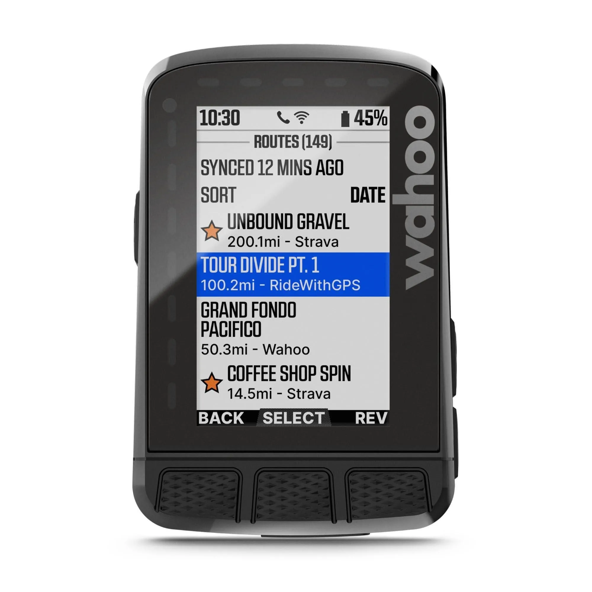 Wahoo ELEMNT ROAM V2 GPS Bike Computer - Black