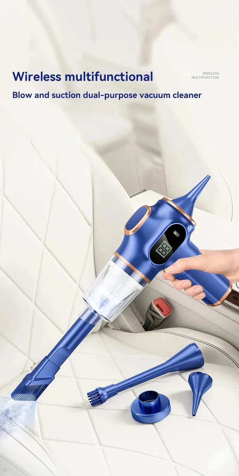 Xiaomi 9500000Pa Wireless Vacuum Cleaner 5 in1 Automobile Portable Vacuum Cleaner Handheld Mini Car Household Cleaning Appliance