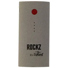 ZipKord ROCKZ Battery Pack Power Bank 3600 mAh for USB Devices - Gray / Red